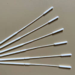 Specimen collect swab with Nylon fiber swab flock